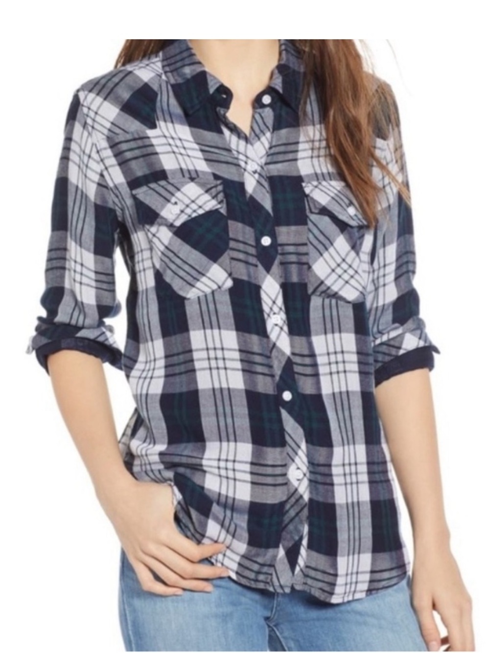 Rails button down